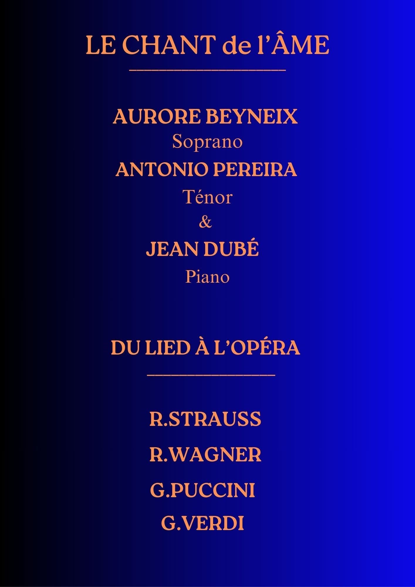 Le Chant de L'âme