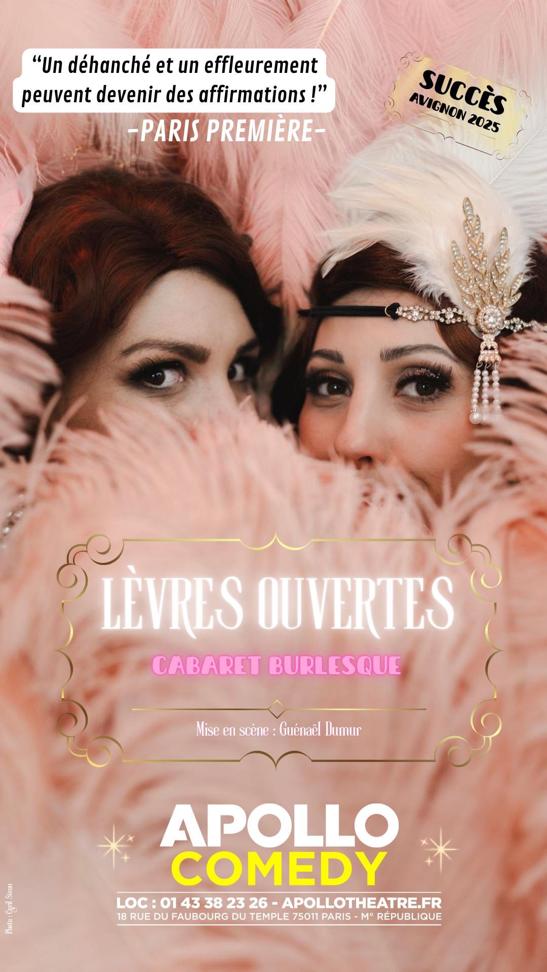 Lèvres ouvertes