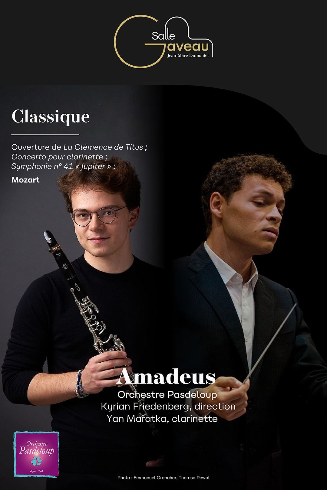 Amadeus : Orchestre Pasdeloup