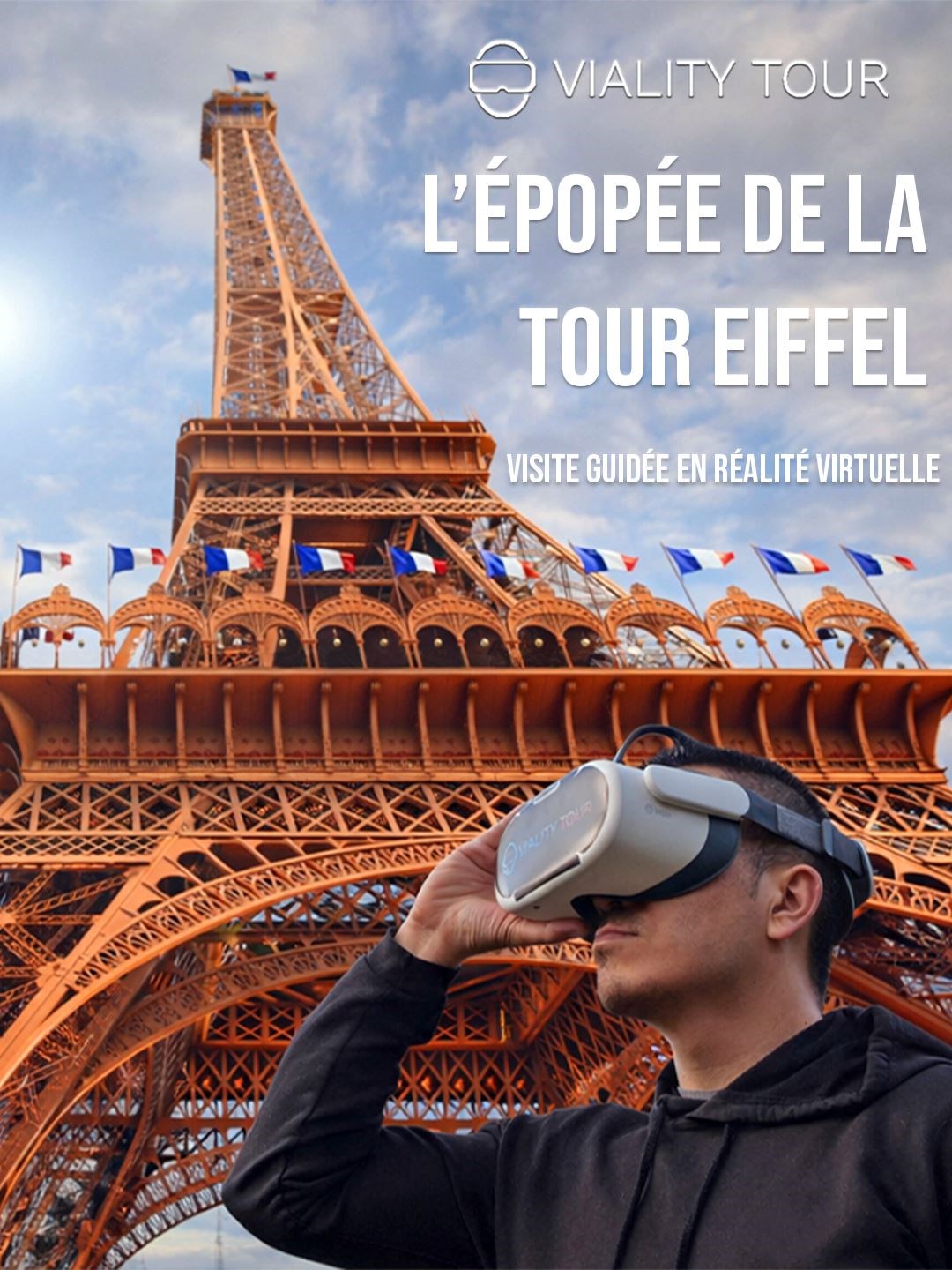 Visite guidée en réalité virtuelle : La Tour Eiffel