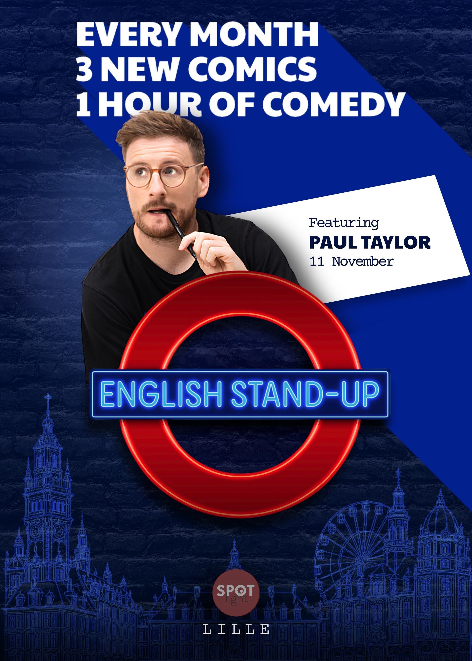 English Stand-Up Comedy Club presents Paul Taylor