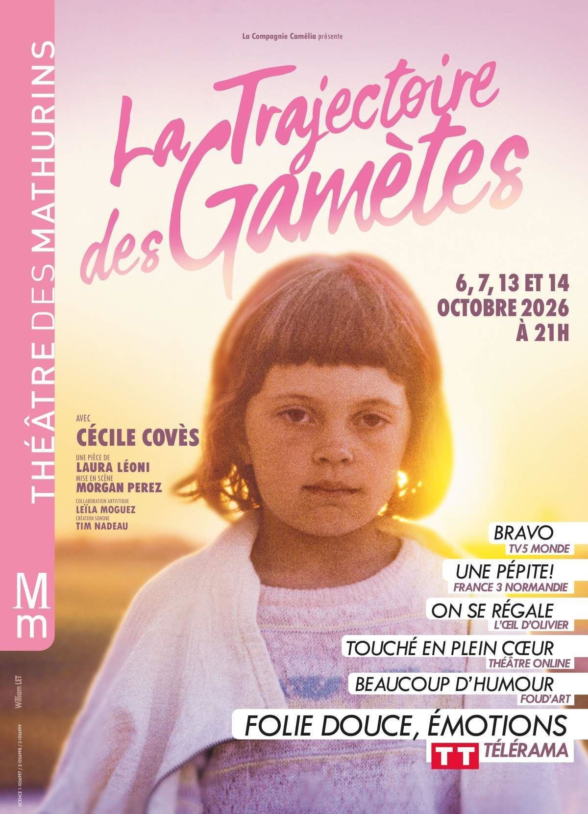 La trajectoire des gamètes