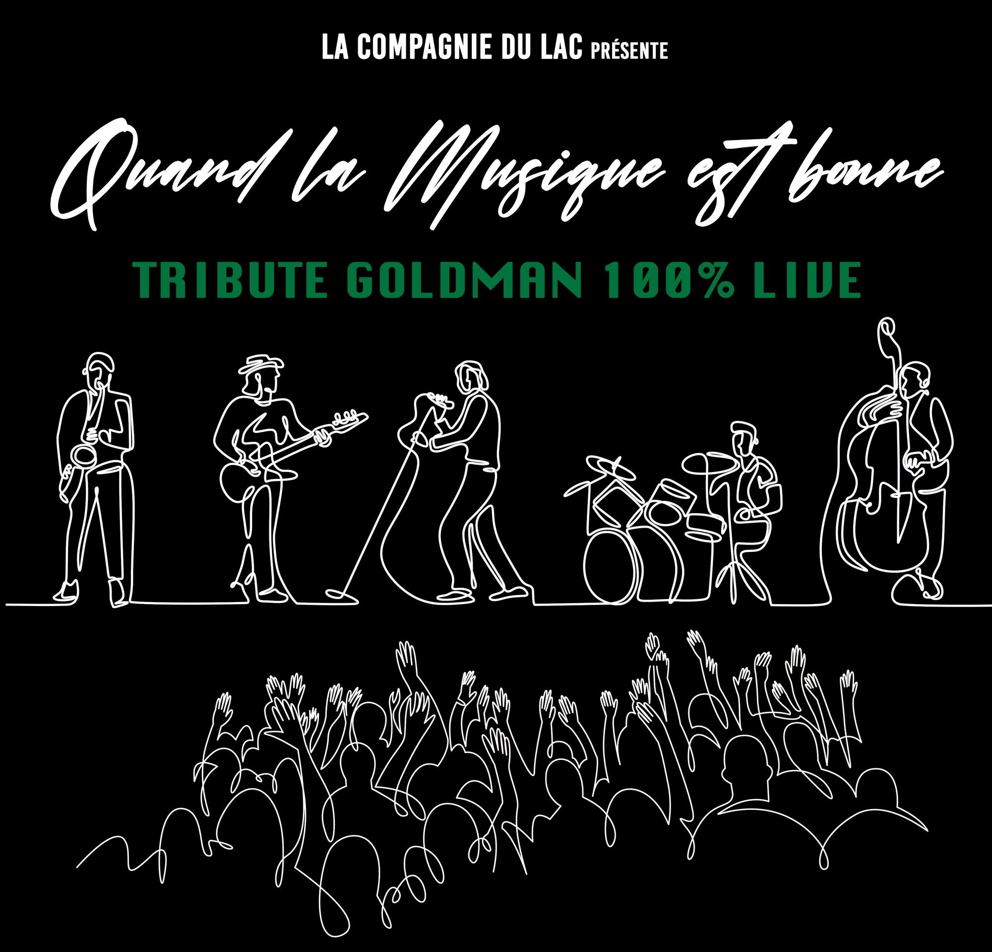 Hommage à Goldman 100% Live : Quand la musique est bonne