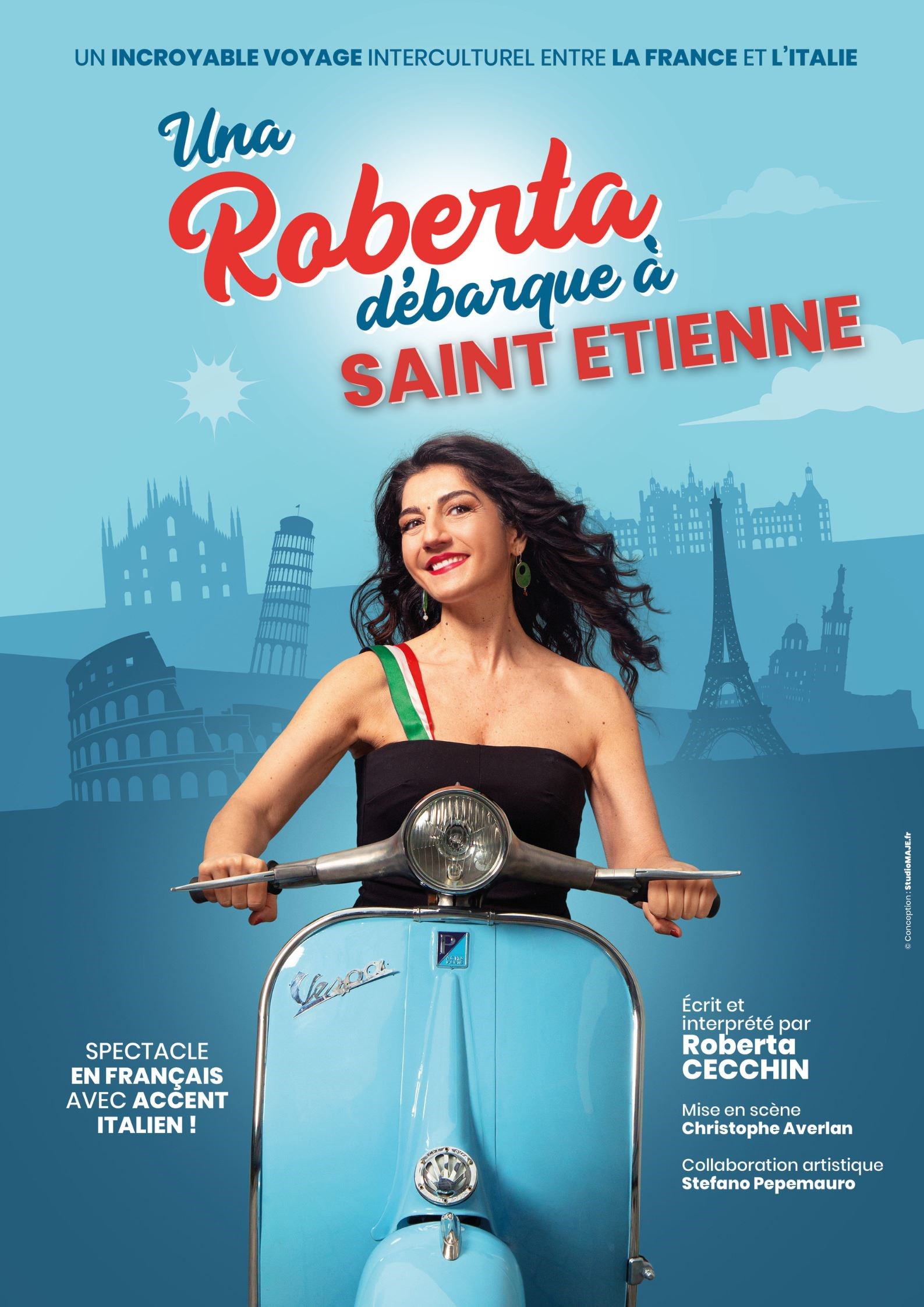 Roberta Cecchin dans Una Roberta débarque à Saint-Étienne