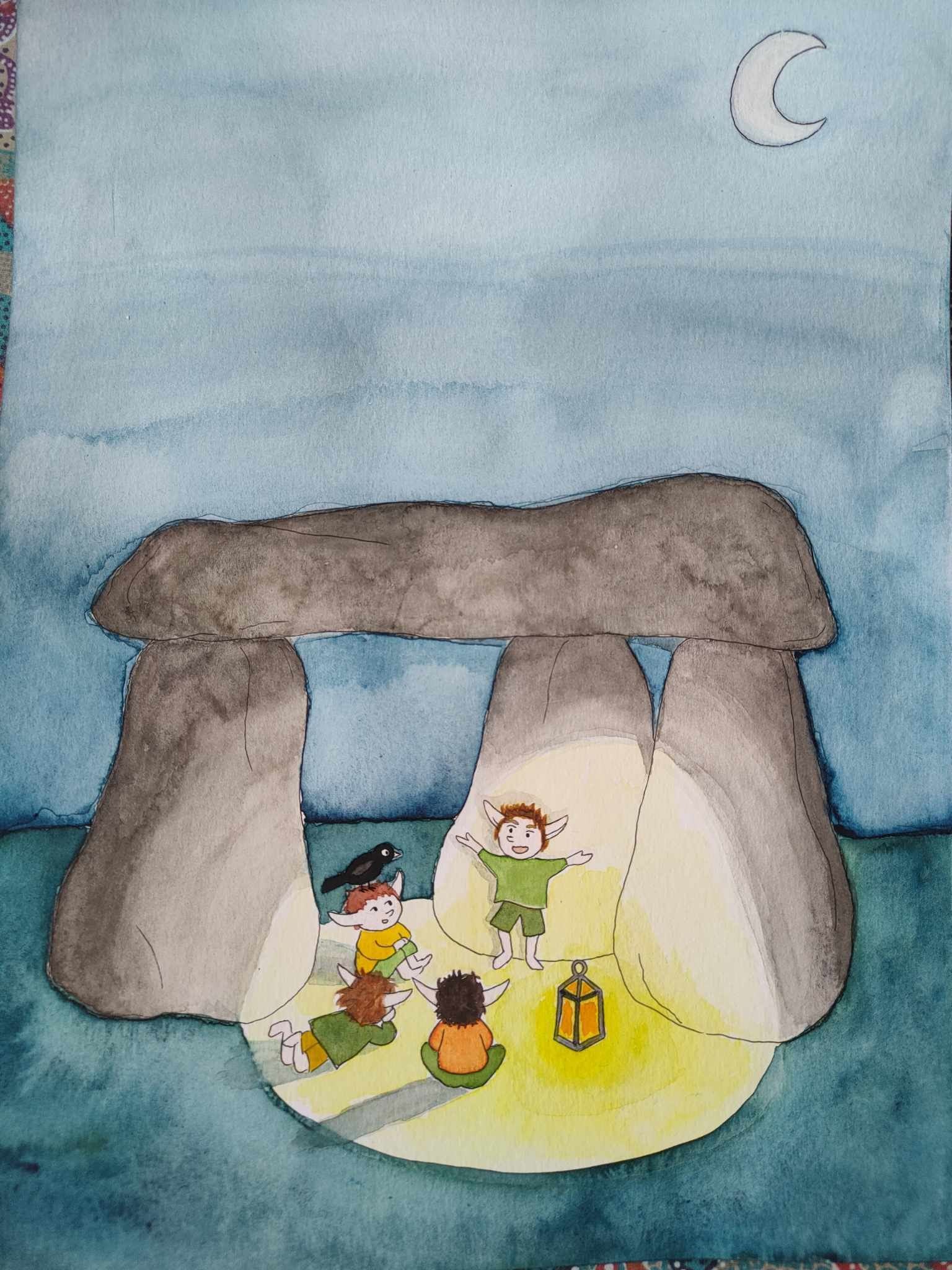 Au pied du dolmen