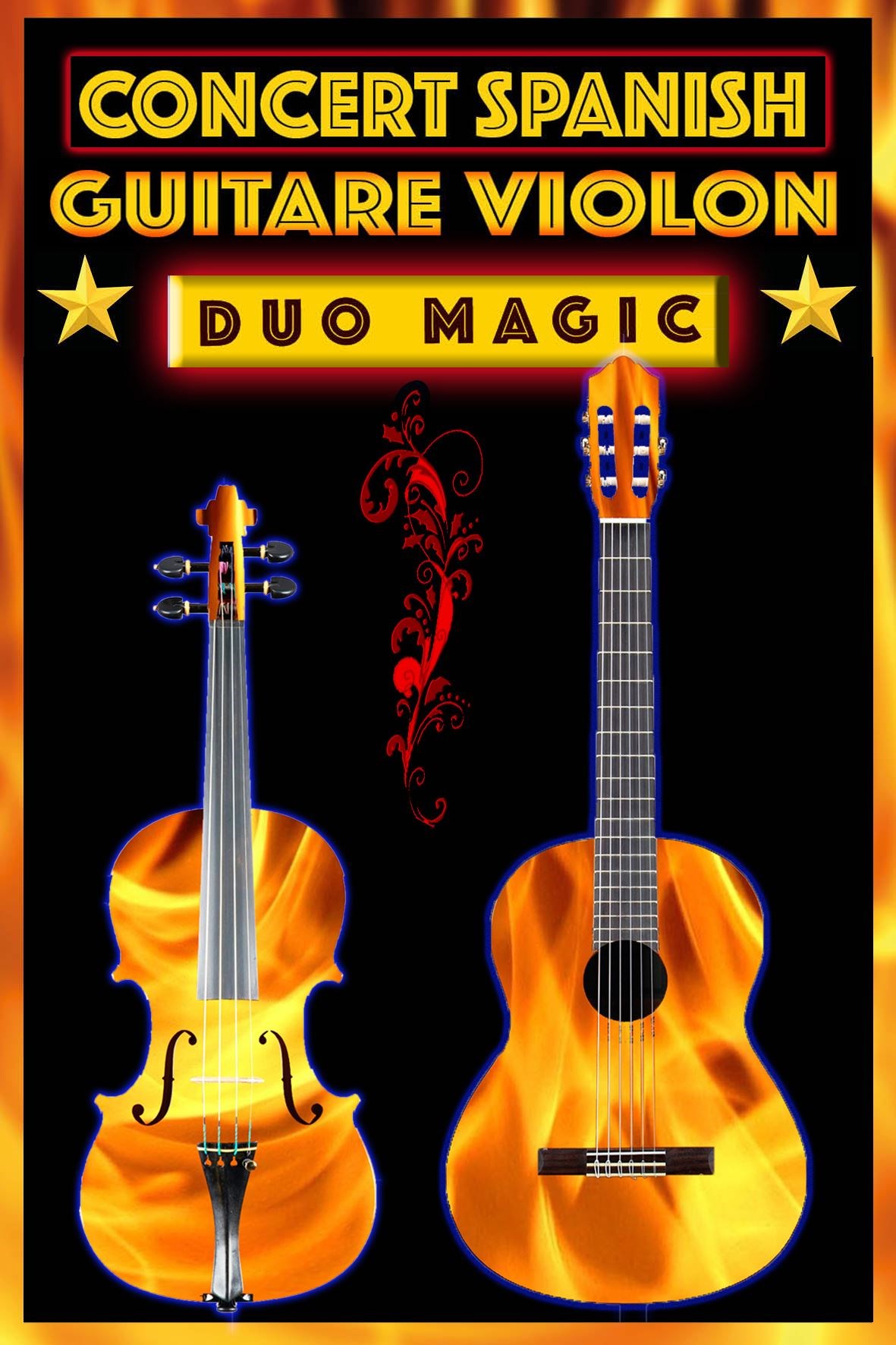 Spanish guitare violon : Duo magic