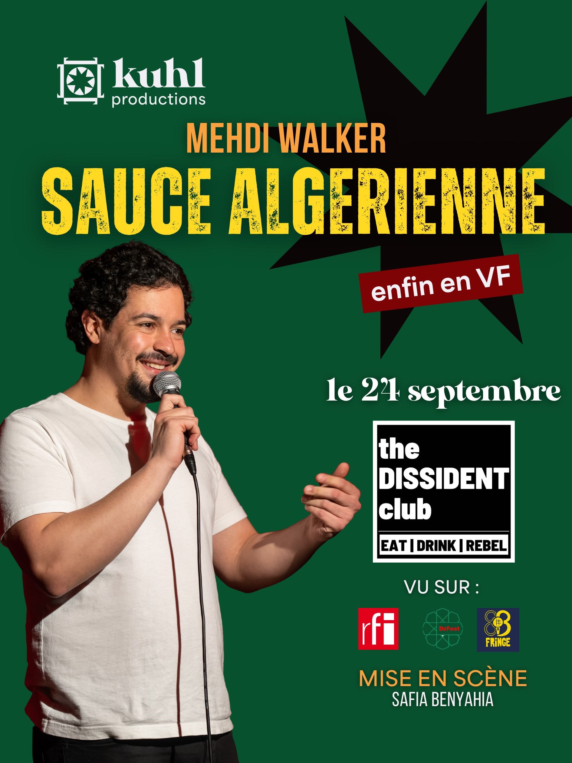 Mehdi Walker dans Sauce Algérienne