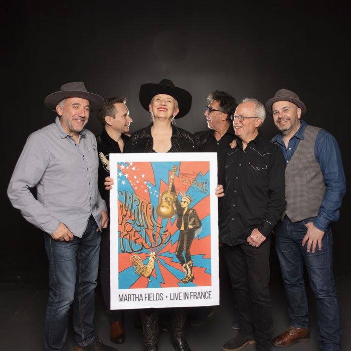 Martha Fields and band
