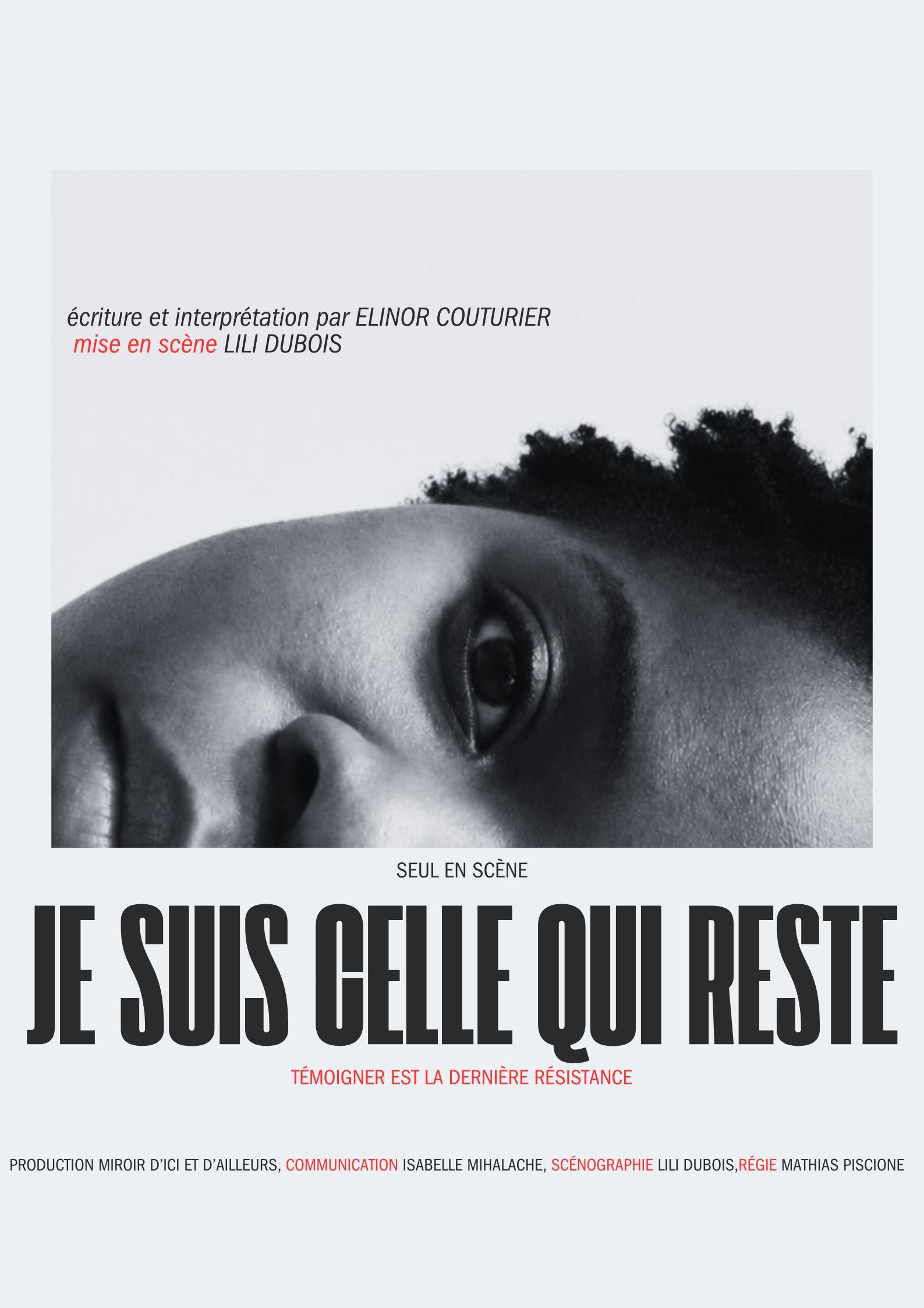 Je suis celle qui reste