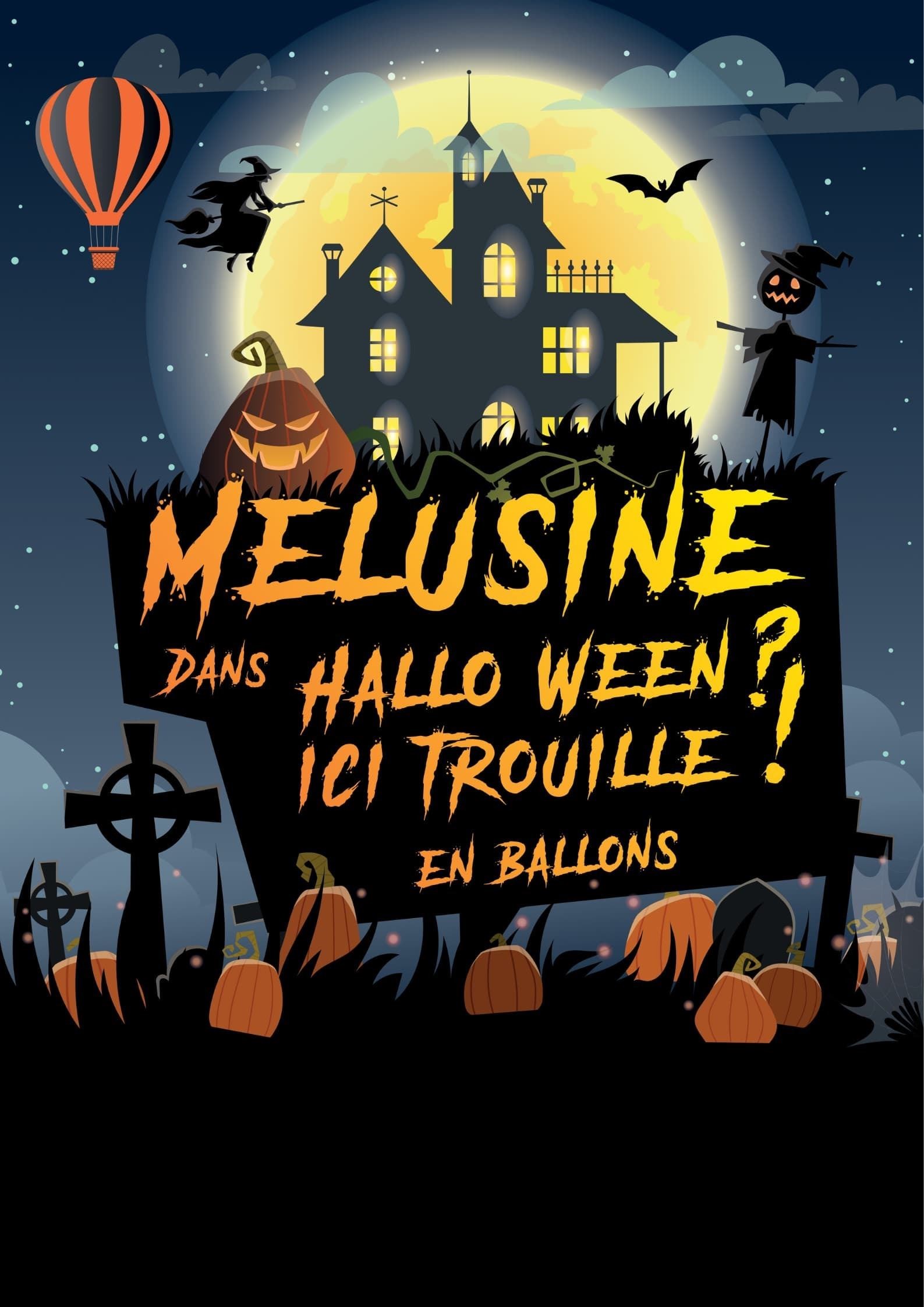 Mélusine dans Hallo ween ? Ici trouille !