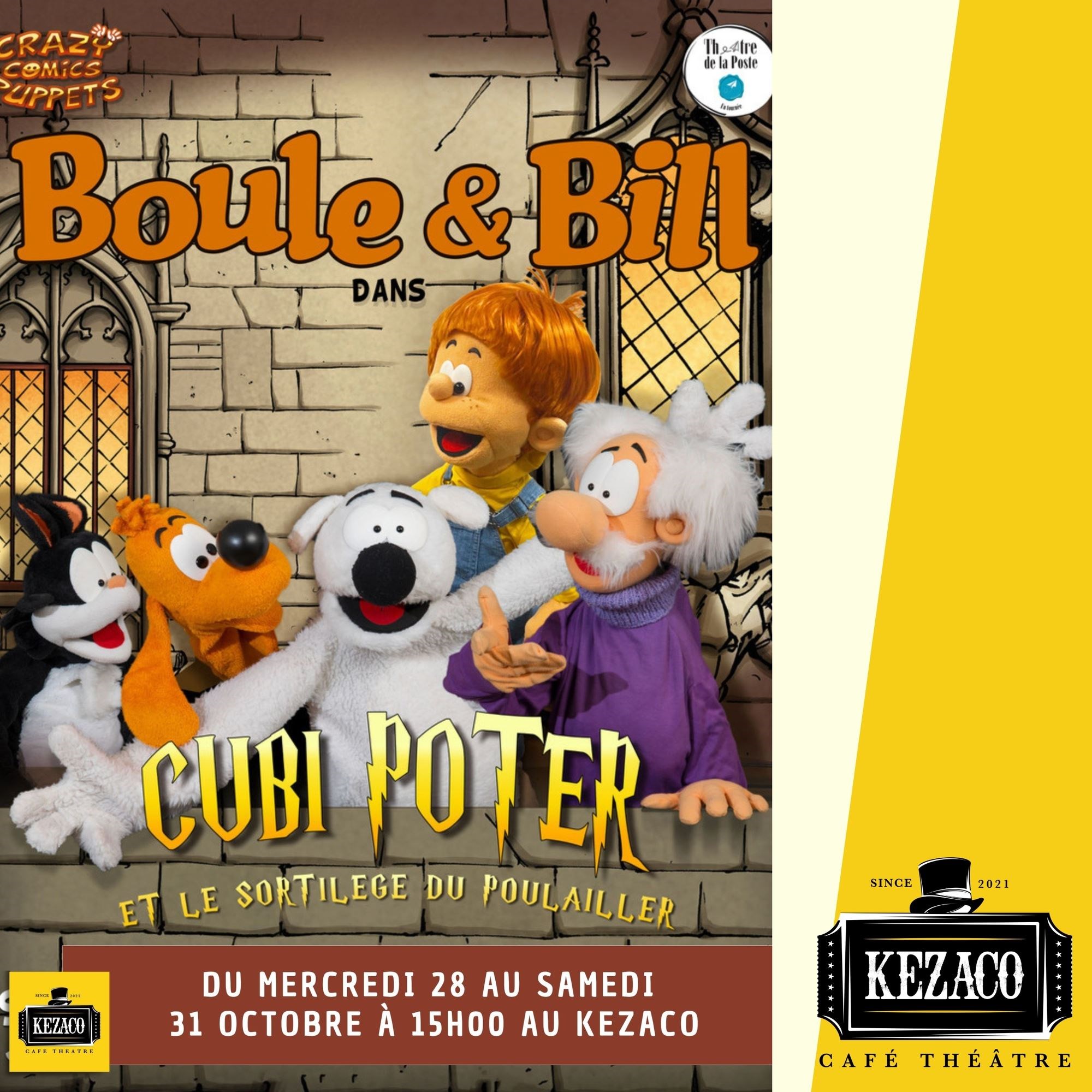 Boule & Bill dans Cubi Poter, le sortilège du poulailler