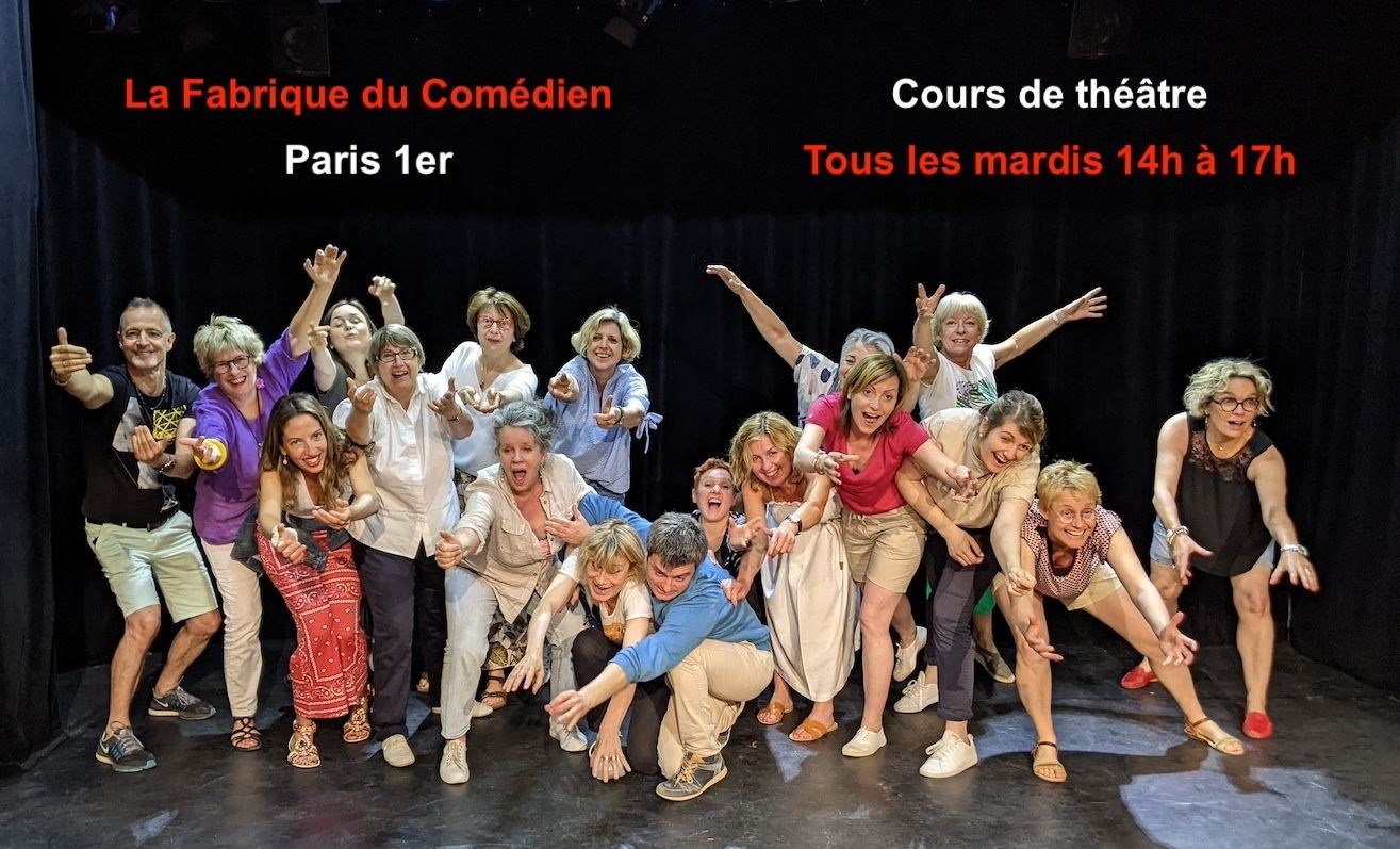 Cours théâtre adultes après-midi à Paris, saison 2026-2027