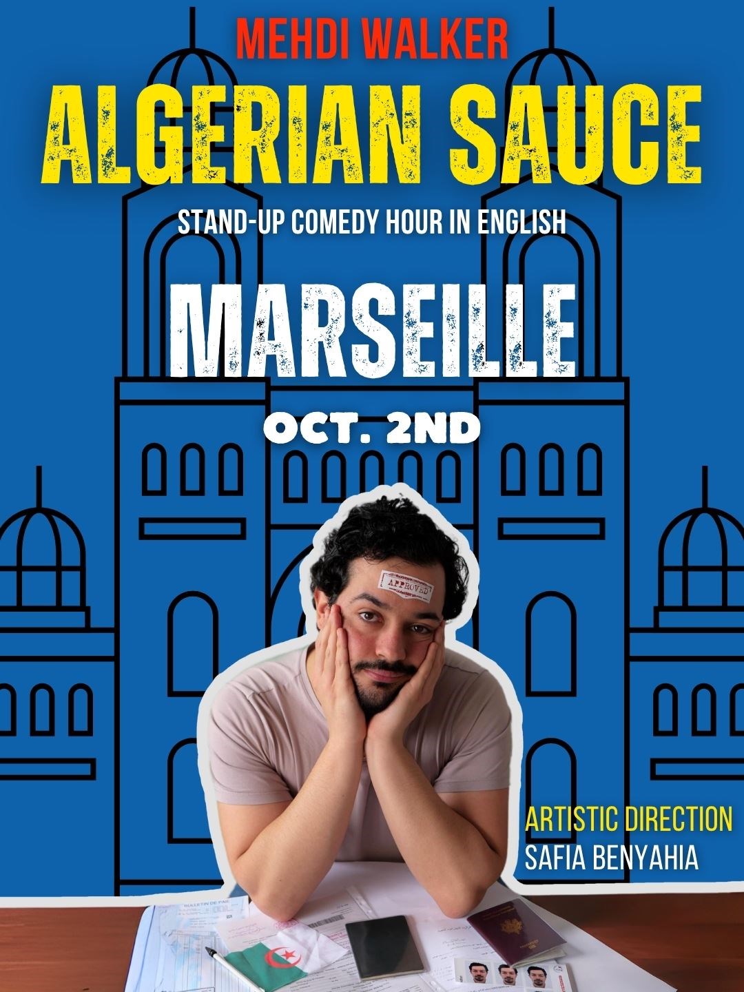 Mehdi Walker dans Algerian Sauce