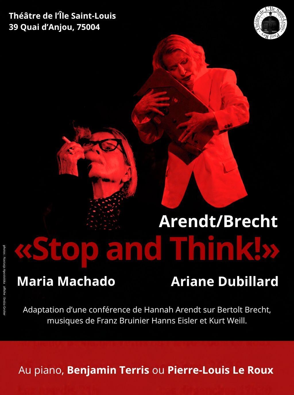 Arendt / Brecht : Stop and Think !