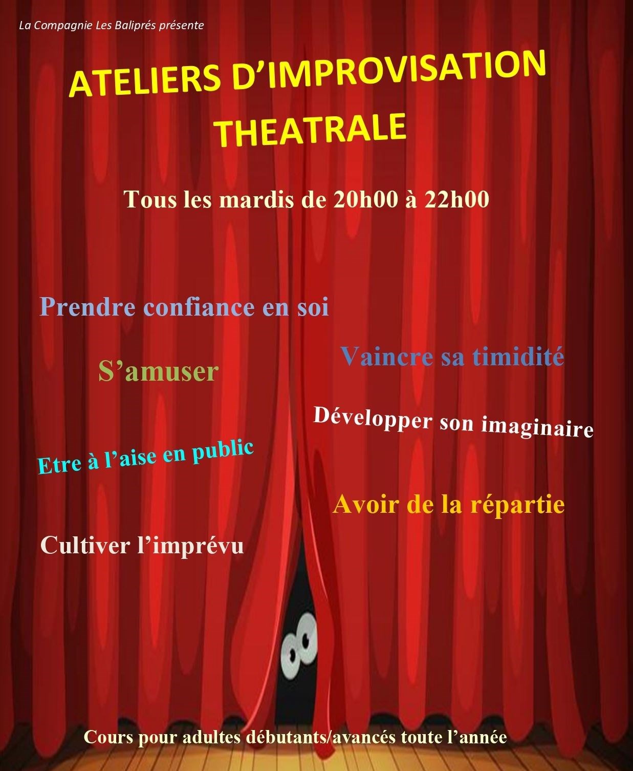 Cours d'improvisation théâtrale