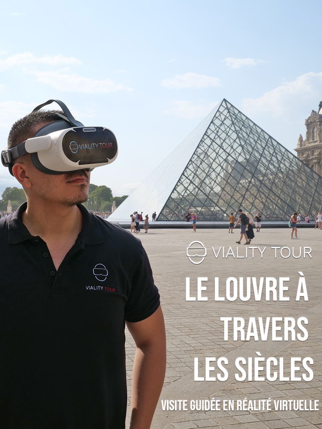 Visite guidée en réalité virtuelle au Louvre