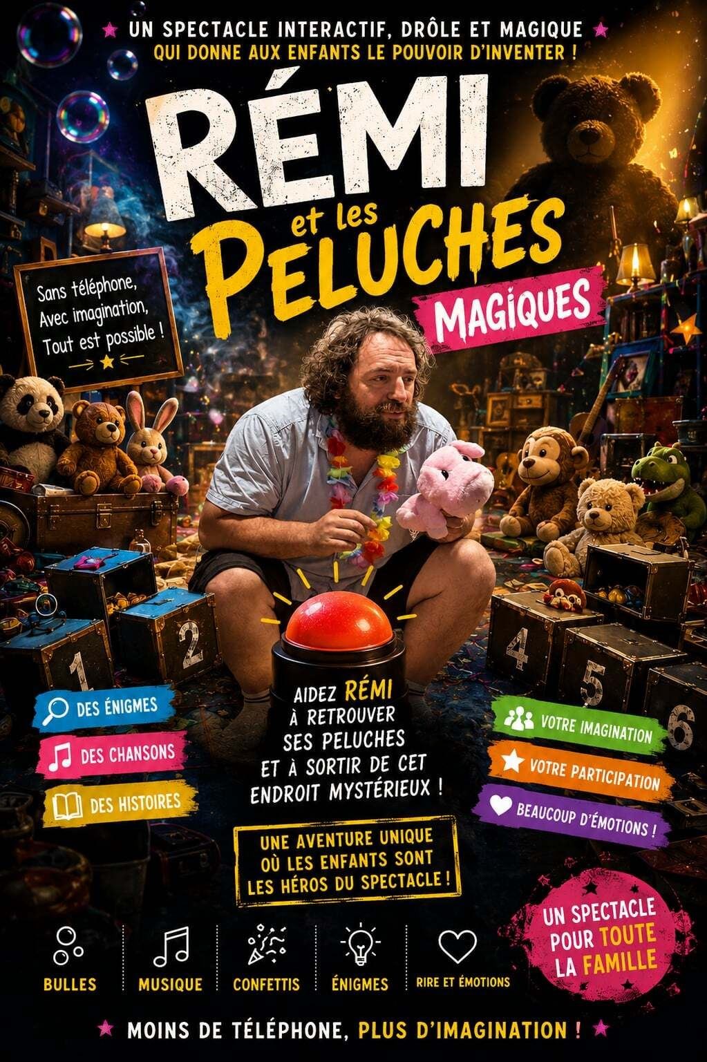 Rémi et les peluches magiques