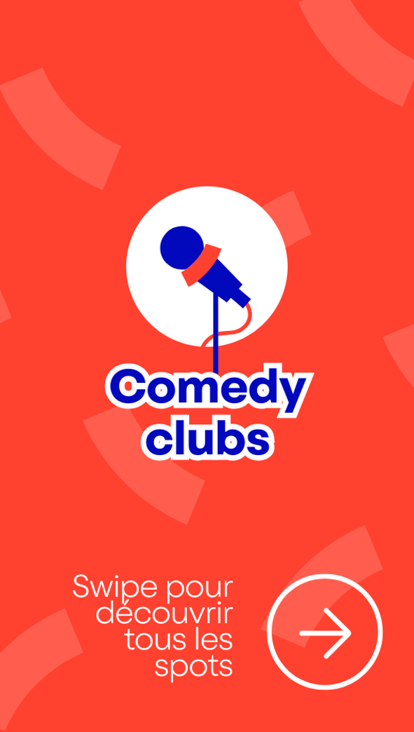 Entête du rail 🎤 Le TOP Comedy Clubs