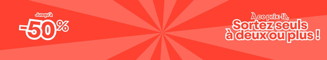 Offres -50% 🎟️ 1 place achetée = 1 place offerte sur les spectacles à Paris