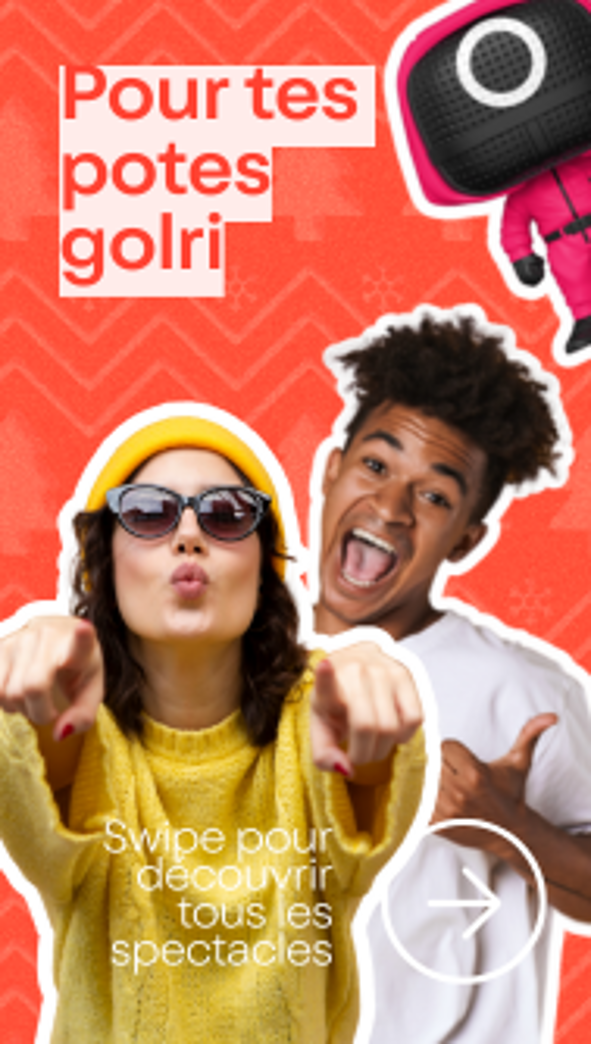 Entête du rail 🎮 Pour ceux qui aiment Netflix, rire et vivre des expériences originales