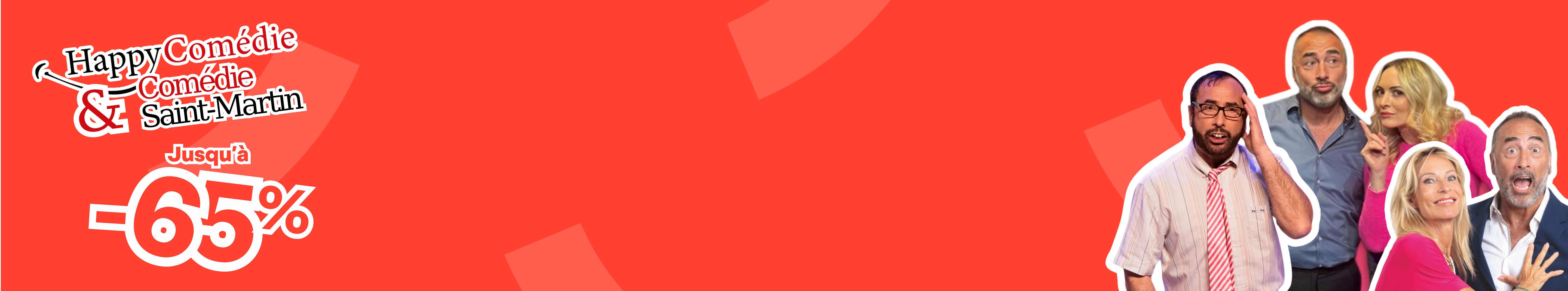 Promos exclusives sur une sélection de spectacles, disponibles seulement sur Billet Réduc' !
