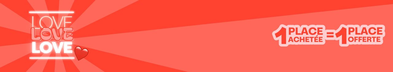 Célèbre la Saint-Valentin avec une sortie à deux ! Profite de spectacles en amoureux avec jusqu'à -50% de réduction.💘🎭