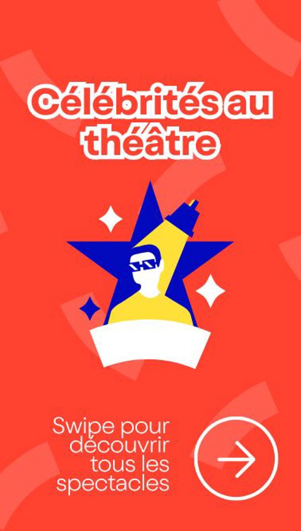 Entête du rail ⭐️ Célébrités au théâtre