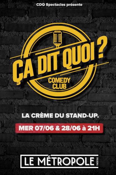 Çaditquoicomedyclub, Paris