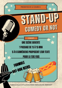 Stand Up Comedy or Not ! - Théâtre Le Cours H.