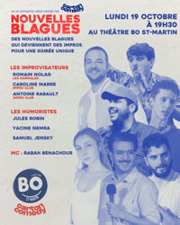 Nouvelles Blagues par Carton Comedy - Théâtre BO Saint Martin