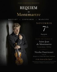 Requiem à Montmartre avec Les Artistes de l'Opéra et Nicolas Dautricourt - Eglise Saint Jean de Montmartre