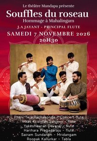 Souffles du roseau - Musique indienne - Centre Mandapa