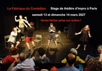 Stage improvisation théâtre week-end - La Fabrique du Comédien