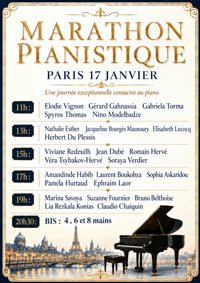 Marathon pianistique - Les Rendez-vous d'ailleurs