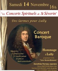 Concert Baroque : Hommage à Lully - Eglise Saint Séverin