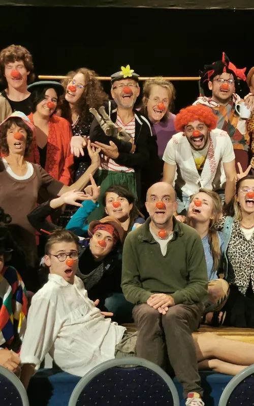 Affiche de Stage intensif de clown du 13 au 19 avril 2024