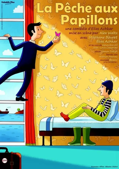 Affiche de La pêche aux papillons