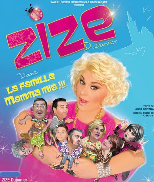 Affiche de Zize dans La Famille Mamma Mia