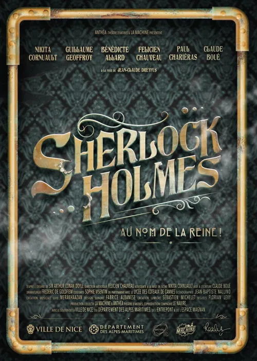 Affiche de Sherlock Holmes, au nom de la reine !