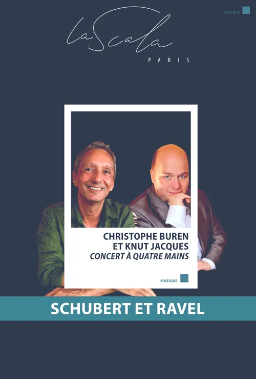 Affiche de Christophe Buren et Knut Jacques : Concert à quatre mains