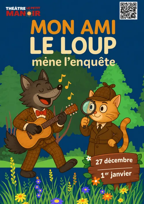 Affiche de Mon ami le loup mène l'enquête