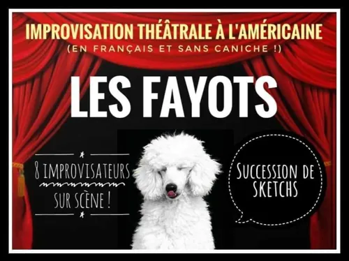 Affiche de Les Fayots, improvisation théâtrale
