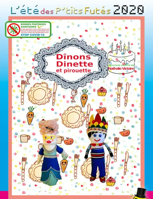 Affiche de Dînons, Dinette et pirouette