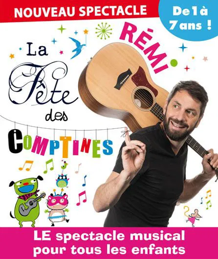 Affiche de Rémi chante La Fête des Comptines
