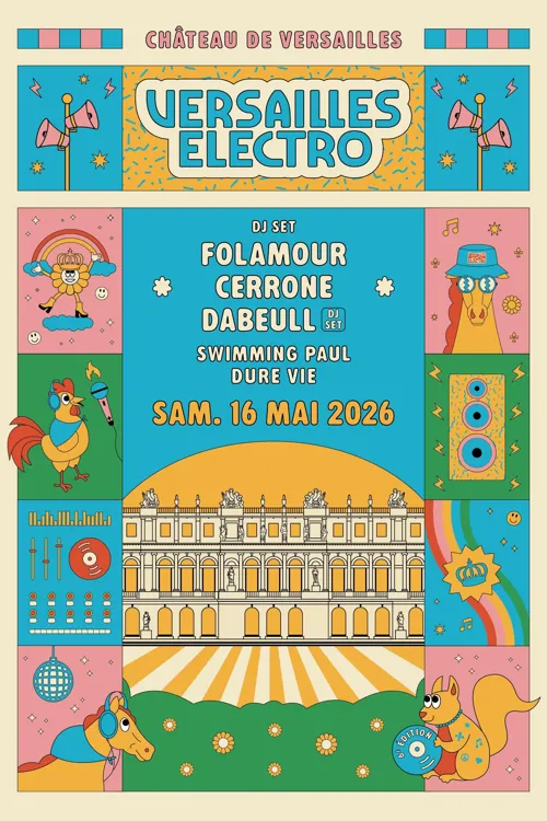 Affiche de Versailles Electro 2026