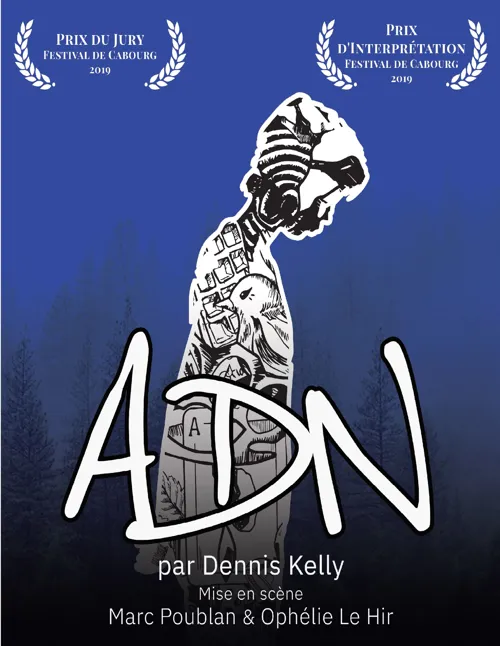 Affiche de ADN (Acide Désoxyribo-Nucléique)