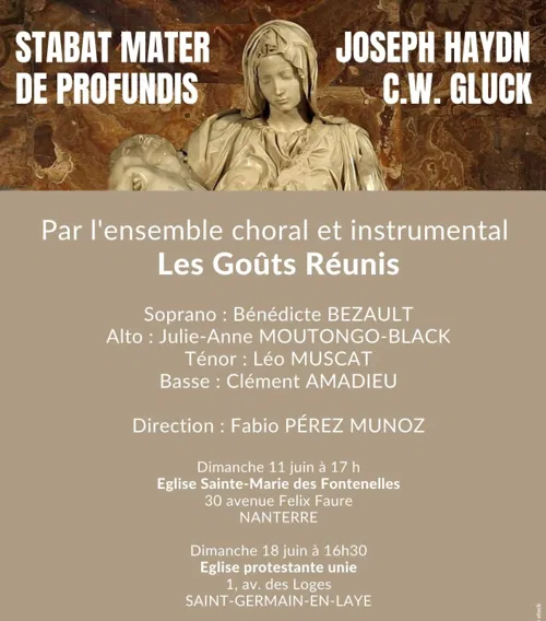 Affiche de Musique sacrée par Les Goûts Réunis