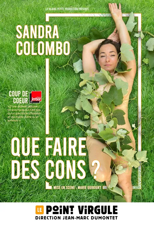 Affiche de Sandra Colombo dans Que faire des cons ?