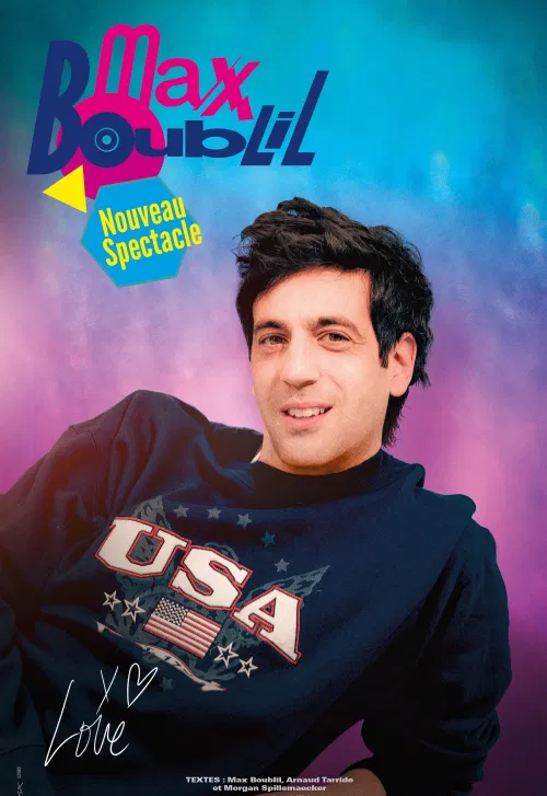 Affiche de Max Boublil | Nouveau Spectacle en rodage