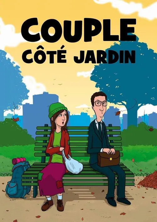 Affiche de Couple, côté jardin